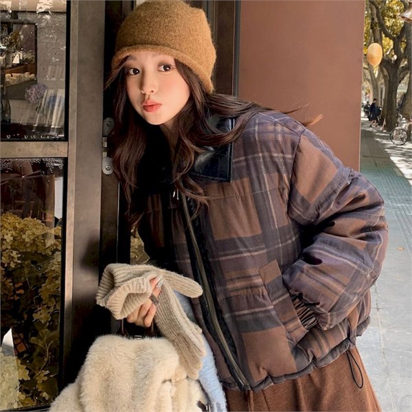 Cute Woman Куртка женская в клетку  YH-757 80440 - фото 449233