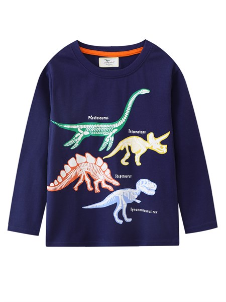 JUMPING METERS Лонгслив рисунок светится в темноте 723746612695-7016 97835