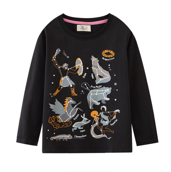 JUMPING METERS Лонгслив рисунок светится в темноте 729046986533-7058 98019