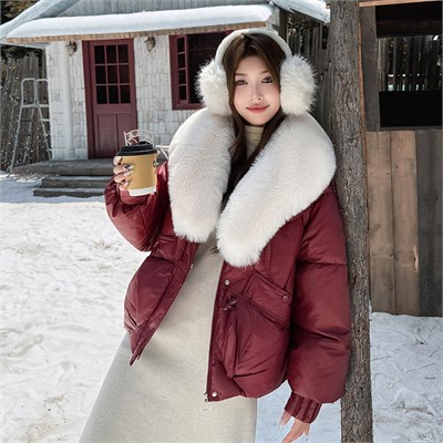 Cute Woman  Куртка с меховым воротником  M-B117 80094