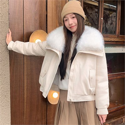 Cute Woman  Куртка с меховым воротником   JDXF-8816 80386