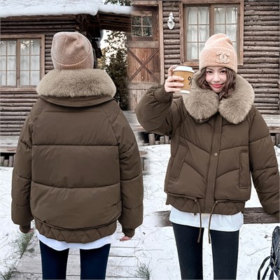 Cute Woman  Куртка с меховым воротником  M-B118 80406
