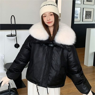Cute Woman  Куртка с меховым воротником  JDXF-8836 80552