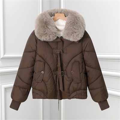 Cute Woman Куртка с меховым воротником  QS-A09 81259