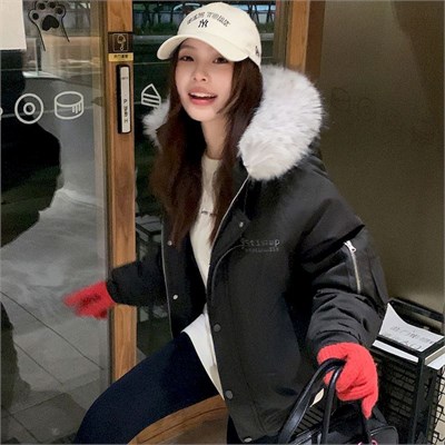 Cute Woman Куртка ретро с капюшоном  JYYH-826 81420