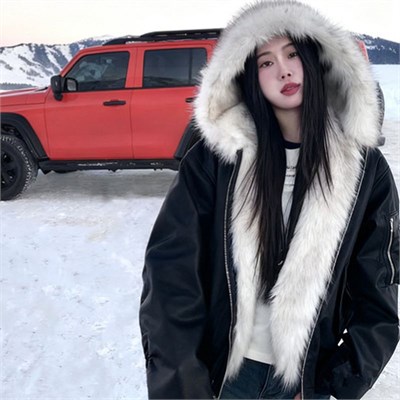 Cute Woman Куртка Parker ретро  K-28 82041