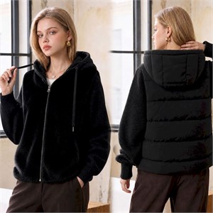 {{photo.Alt || photo.Description || 'Cute Woman  Куртка с капюшоном  001-B13'}}