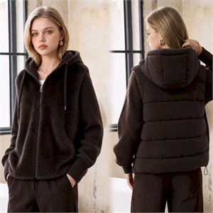 {{photo.Alt || photo.Description || 'Cute Woman  Куртка с капюшоном  001-B13'}}
