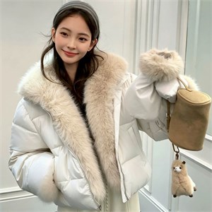 {{photo.Alt || photo.Description || 'Cute Woman  Куртка с меховым воротником  017-6602'}}