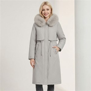 {{photo.Alt || photo.Description || 'Cute Woman Пальто двустороннее  Parker suit  001-389'}}