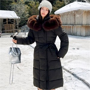 {{photo.Alt || photo.Description || 'Cute Woman Пуховик-пальто с капюшоном  010-903'}}