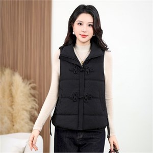 {{photo.Alt || photo.Description || 'Cute Woman Жилет ретро с воротником-стойкой  030-2039'}}