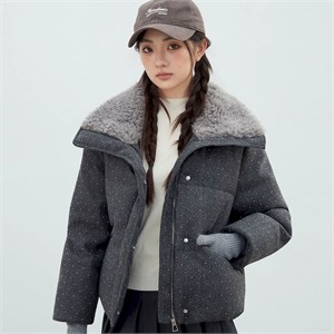 {{photo.Alt || photo.Description || 'Cute Woman Куртка с меховым воротником  026-A12'}}