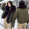 Cute Woman Куртка с меховым воротником  010-852 144576
