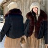 Cute Woman Куртка с меховым воротником  010-852 144579