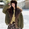 Cute Woman Куртка с меховым воротником  010-853 144581