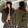 Cute Woman Куртка с меховым воротником  010-853 144581