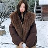 Cute Woman Куртка с меховым воротником  010-853 144582