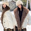 Cute Woman Куртка с меховым воротником  010-853 144583