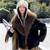 Cute Woman Куртка с меховым воротником  010-853 144584