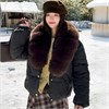 Cute Woman Куртка с меховым воротником  010-858 144588