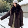 Cute Woman Куртка с меховым воротником  010-901 144589