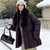 Cute Woman Куртка с меховым воротником  010-901 144589