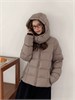 Cute Woman Пуховик с капюшоном  001-B19 144911