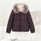 Cute Woman  Куртка стеганая с меховым воротником  001-B63 145297