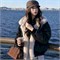 Cute Woman Куртка с меховым воротником  011-273 145651