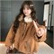 Cute Woman Куртка ретро с меховым воротником  017-665 145881