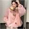 Cute Woman Куртка ретро с меховым воротником  017-665 145882