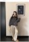 Cute Woman Куртка ретро с меховым воротником  017-665 145883