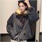 Cute Woman Куртка ретро с меховым воротником  017-665 145883