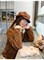 Cute Woman Куртка с меховым воротником  027-837 145941