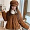 Cute Woman Куртка с меховым воротником  027-837 145941