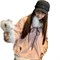 Cute Woman Куртка с меховым воротником  027-837 145942