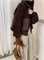 Cute Woman Куртка с отворотом из овечьей шерсти  028-2617 146111