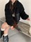Cute Woman Куртка с отворотом из овечьей шерсти  028-2617 146114