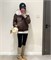 Cute Woman Куртка с меховым воротником  009-A27 146150
