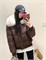 Cute Woman Куртка с меховым воротником  009-A27 146150