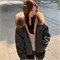 Cute Woman Куртка ретро двусторонняя  017-618 146252