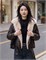 Cute Woman Куртка из искусственной кожи с меховым воротником  026-A28 146262