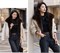 Cute Woman Куртка из искусственной кожи с меховым воротником  026-A28 146264