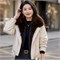 Cute Woman Куртка из искусственной кожи с меховым воротником  026-A28 146264