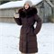 Cute Woman Пуховик-пальто с капюшоном  010-903 146266