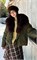 Cute Woman Куртка с меховым воротником  010-857 146269