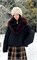 Cute Woman Куртка с меховым воротником  010-857 146273