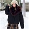 Cute Woman Куртка с меховым воротником  010-857 146273