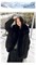 Cute Woman Куртка с меховым воротником  010-856 146274